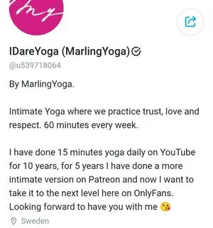 Marlingyoga OnlyFans Leaked Free Thumbnail Picture - #Rvq8wHgwwm
