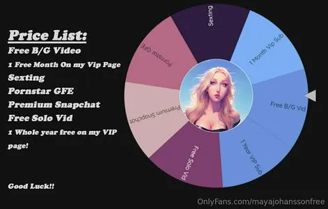 Mayajohanssonfree OnlyFans Leaked Free Thumbnail Picture - #xtOevy5i7R