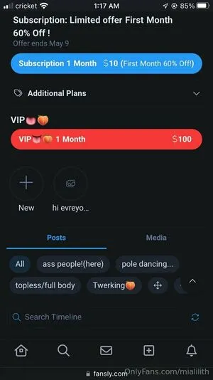 Mialilith OnlyFans Leaked Free Thumbnail Picture - #LbfunTVCyz