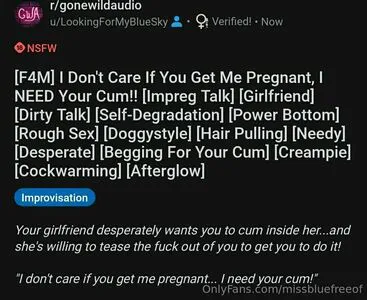 Missbluefreeof OnlyFans Leaked Free Thumbnail Picture - #Lj3CfzXQRR