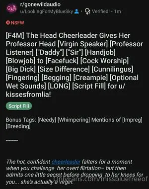 Missbluefreeof OnlyFans Leaked Free Thumbnail Picture - #of1rzbJXEM