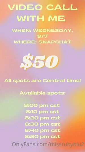 Missrubyblu2 OnlyFans Leaked Free Thumbnail Picture - #5JlzdhxMJW