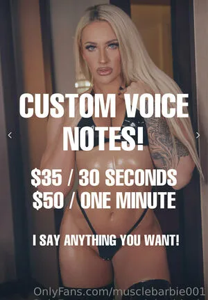Musclebarbie001 OnlyFans Leaked Free Thumbnail Picture - #iBopjiuBm1