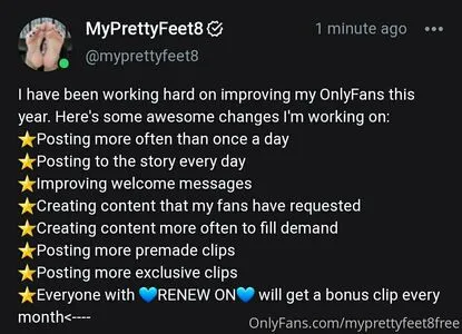 Myprettyfeet8free OnlyFans Leaked Free Thumbnail Picture - #N9bZEsTPCR
