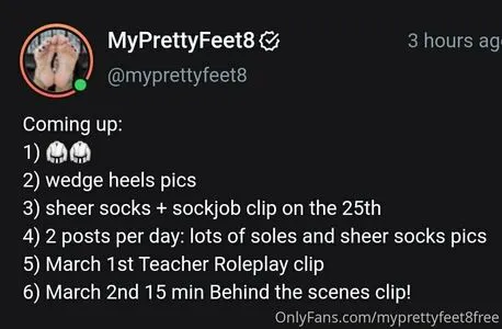Myprettyfeet8free OnlyFans Leaked Free Thumbnail Picture - #nfL0wAEKjj