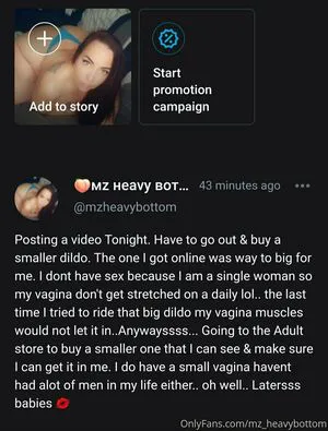 Mz Heavybottom OnlyFans Leaked Free Thumbnail Picture - #rmbbn6rfup