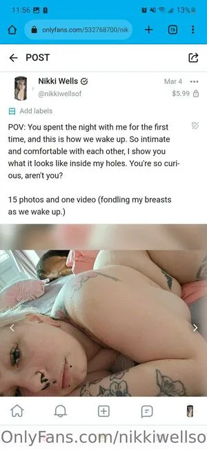 Nikkiwellsof OnlyFans Leaked Free Thumbnail Picture - #YW7CvzXBqx