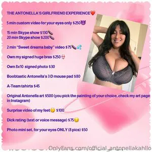 Official Antonellakahllo OnlyFans Leaked Free Thumbnail Picture - #TmkssIZ6ZN