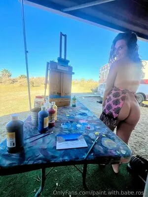 Paint With Babe Ross OnlyFans Leaked Free Thumbnail Picture - #kU0dfROSQQ