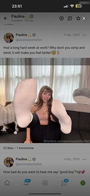 Paulinasprettyfeet OnlyFans Leaked Free Thumbnail Picture - #JDNHKo3TxH