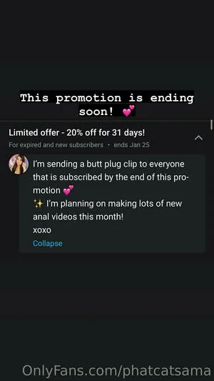 Phatcatsama OnlyFans Leaked Free Thumbnail Picture - #pZvc6TNC0H