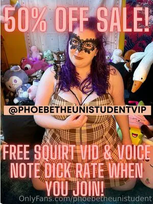 Phoebetheunistudent OnlyFans Leaked Free Thumbnail Picture - #180ChDHGgu