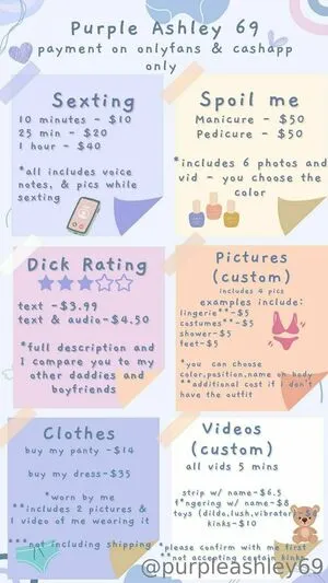 Purpleashley69 OnlyFans Leaked Free Thumbnail Picture - #vR5a43ESUj