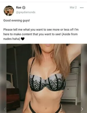 Rae Greydiamonds OnlyFans Leaked Free Thumbnail Picture - #D384I3C0GY