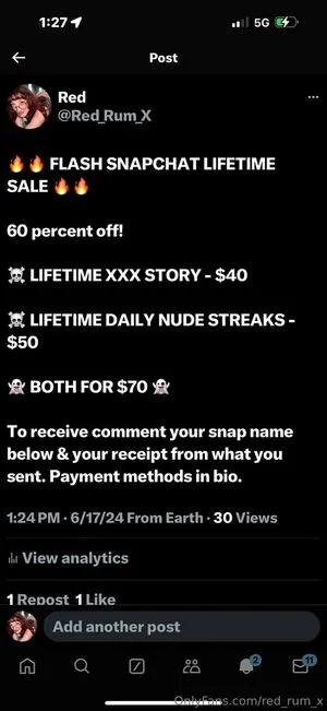 Red Rum X OnlyFans Leaked Free Thumbnail Picture - #HZXz1kMgup