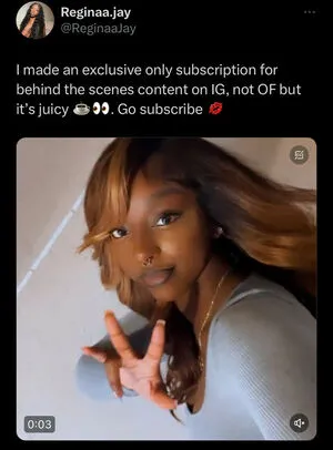 Reginaa Jay OnlyFans Leaked Free Thumbnail Picture - #zM7XHWPqPi
