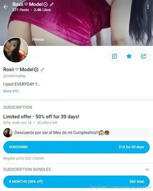 Roxiicosplayfree OnlyFans Leaked Free Thumbnail Picture - #uoqdlQszON
