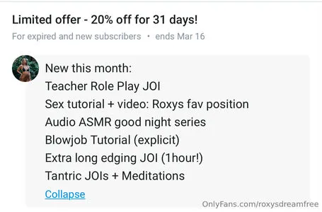 Roxysdreamfree OnlyFans Leaked Free Thumbnail Picture - #aGKM7Aw7vX