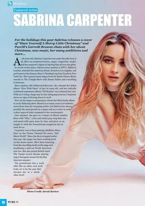 Sabrina Carpenter OnlyFans Leaked Free Thumbnail Picture - #runfCc73Aw