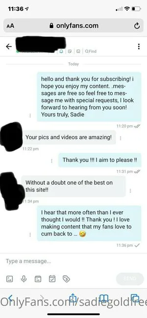 Sadiegoldfree OnlyFans Leaked Free Thumbnail Picture - #61tM7wjybJ