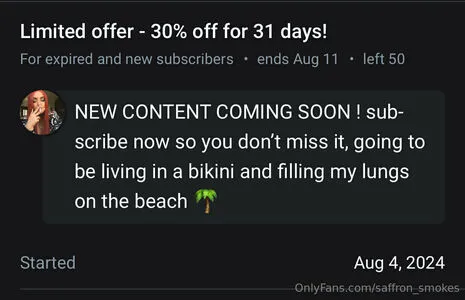 Saffron Smokes OnlyFans Leaked Free Thumbnail Picture - #J56JzKEhlN