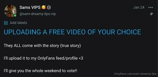 Sam Dreamy Lips OnlyFans Leaked Free Thumbnail Picture - #N4NdFMsNnK