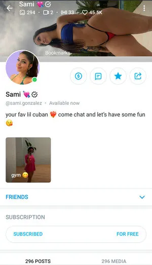 Sami Gonzalez OnlyFans Leaked Free Thumbnail Picture - #d8x01XURDu