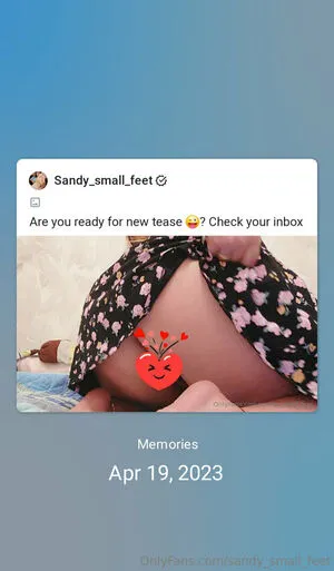 Sandy Small Feet OnlyFans Leaked Free Thumbnail Picture - #fr1Vu2LEgn