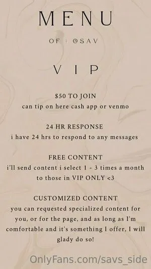 Savs Side OnlyFans Leaked Free Thumbnail Picture - #w1Wt5yMIDo
