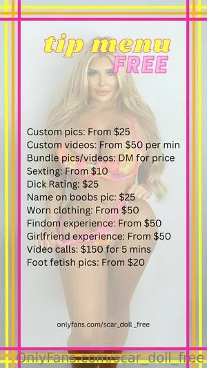 Scar Doll Free OnlyFans Leaked Free Thumbnail Picture - #4MsftAxomd