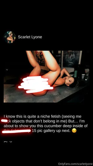 Scarletlyone OnlyFans Leaked Free Thumbnail Picture - #4gUir3hvV3