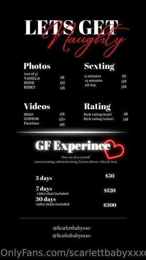 Scarlettbabyxxxo OnlyFans Leaked Free Thumbnail Picture - #s5GtvuC0aY