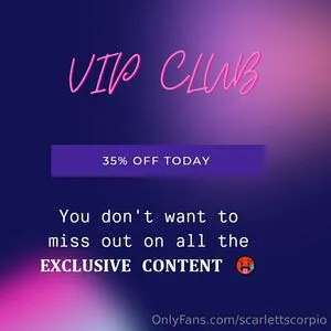 Scarlettscorpio OnlyFans Leaked Free Thumbnail Picture - #razNMbObji