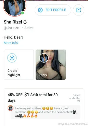 Sharizelka OnlyFans Leaked Free Thumbnail Picture - #I1Mcg4ZQhC