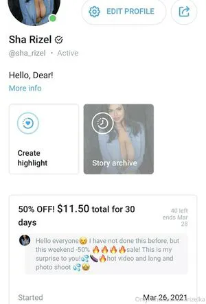 Sharizelka OnlyFans Leaked Free Thumbnail Picture - #r4wsapNcQI