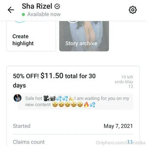 Sharizelka OnlyFans Leaked Free Thumbnail Picture - #xVRxn6p0wK