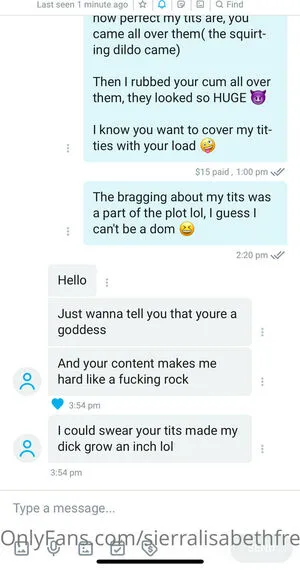 Sierralisabethfreeof OnlyFans Leaked Free Thumbnail Picture - #3pn60XjIbs