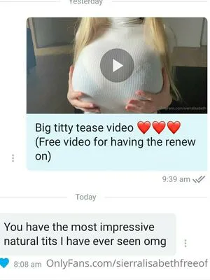 Sierralisabethfreeof OnlyFans Leaked Free Thumbnail Picture - #TrLZtGR8p4