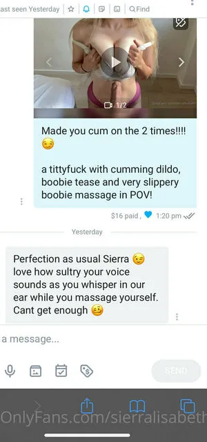Sierralisabethfreeof OnlyFans Leaked Free Thumbnail Picture - #wIw4620qnm
