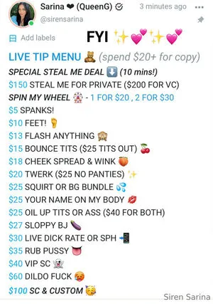 Sirensarina OnlyFans Leaked Free Thumbnail Picture - #zCQRlVRxFQ