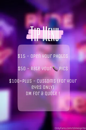 Slimesprite OnlyFans Leaked Free Thumbnail Picture - #GfLXK4Ywqr