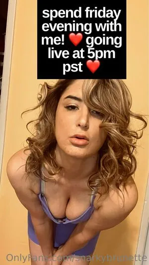 Snarkybrunette OnlyFans Leaked Free Thumbnail Picture - #3flYl5rvQl
