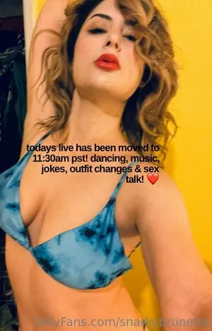 Snarkybrunette OnlyFans Leaked Free Thumbnail Picture - #BeSstu2Yme