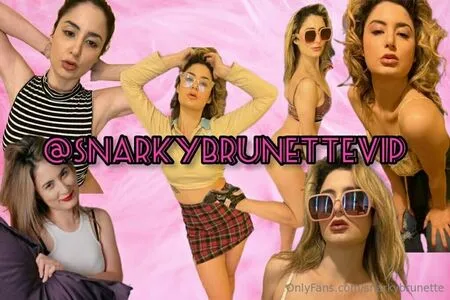 Snarkybrunette OnlyFans Leaked Free Thumbnail Picture - #OaojA2VNze