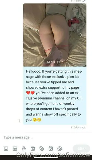 Sofiemeow OnlyFans Leaked Free Thumbnail Picture - #mo6cMQFOiq