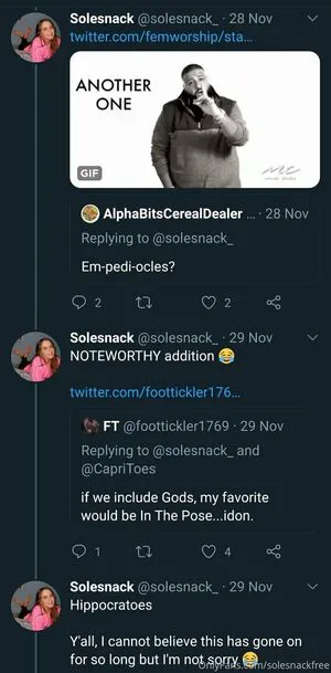 Solesnackfree OnlyFans Leaked Free Thumbnail Picture - #DKPuhoYfxc