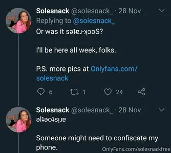 Solesnackfree OnlyFans Leaked Free Thumbnail Picture - #vN2VfJfIIC
