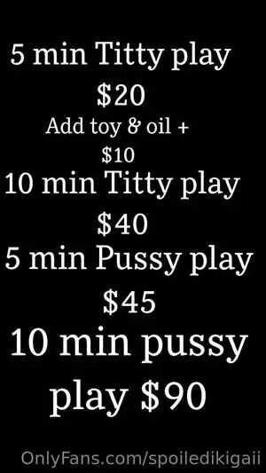 Spoiledikigaii OnlyFans Leaked Free Thumbnail Picture - #wxMjKjBAFb