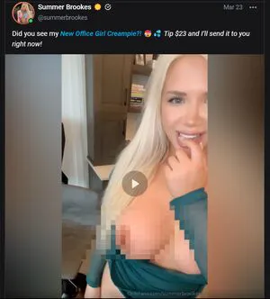 Summer Brookes OnlyFans Leaked Free Thumbnail Picture - #VngkDRrZBk
