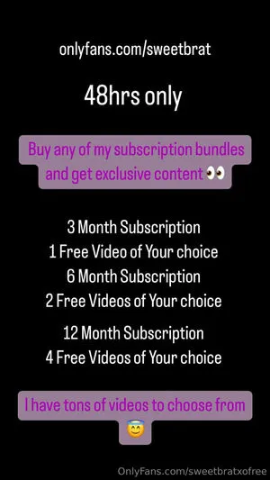 Sweetbratxofree OnlyFans Leaked Free Thumbnail Picture - #IQ2jaPbLhY